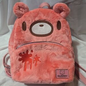 USED Hot Topic Gloomy Bear mini backpack